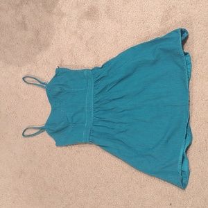 Xs Mossimo green pin striped dress